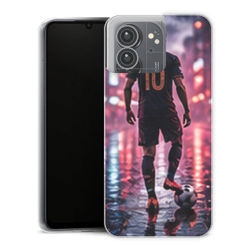 Coque Xiaomi Redmi 13C Gaming Joueur Pluie Rouge - coque gaming Redmi 13C