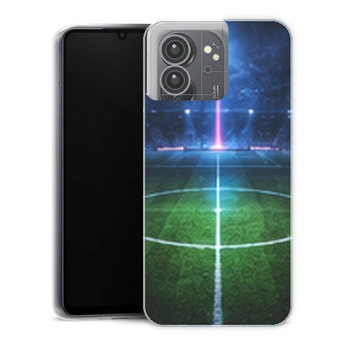 Coque Xiaomi Redmi 13C Gaming Ligne Milieu Stade - coque gaming Redmi 13C