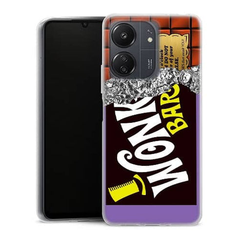 Coque Xiaomi Redmi 13C Billet dor de Wonka au chocolat