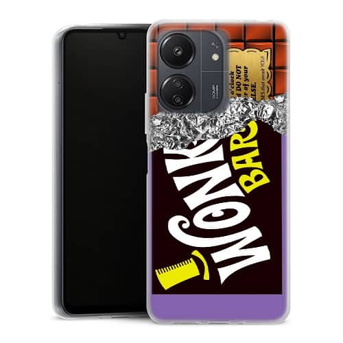Coque Xiaomi Redmi 13C Billet dor de Wonka au chocolat