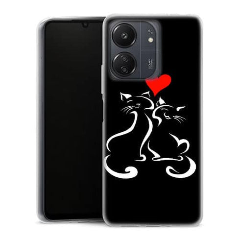 Coque Xiaomi Redmi 13C Cats Love
