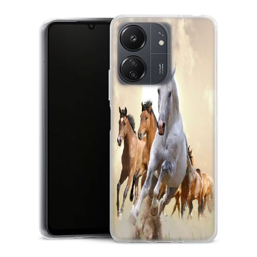 Coque Xiaomi Redmi 13C Cheval Blanc