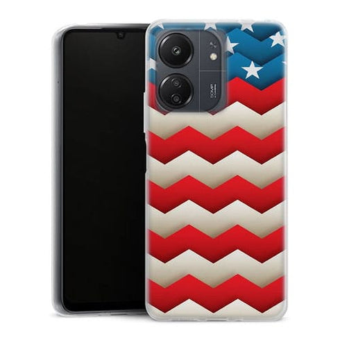 Coque Xiaomi Redmi 13C Usa Chevrons Vote