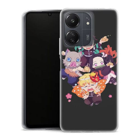 Coque Xiaomi Redmi 13C Demon Slayer Chibi