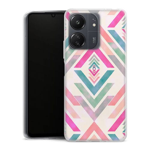 Coque Xiaomi Redmi 13C Fancy Diams azteque Rose