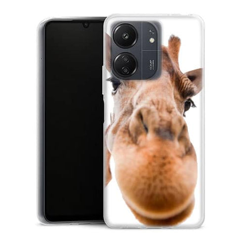 Coque Xiaomi Redmi 13C Drôle de Girafe