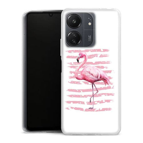 Coque Xiaomi Redmi 13C Flamant Rose