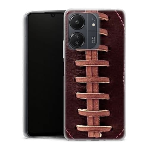 Coque Xiaomi Redmi 13C Football Cuir Vintage