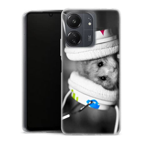 Coque Xiaomi Redmi 13C Funny Hamster Beat Sound