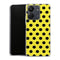 Coque Xiaomi Redmi 13C Jaune à Pois Noirs