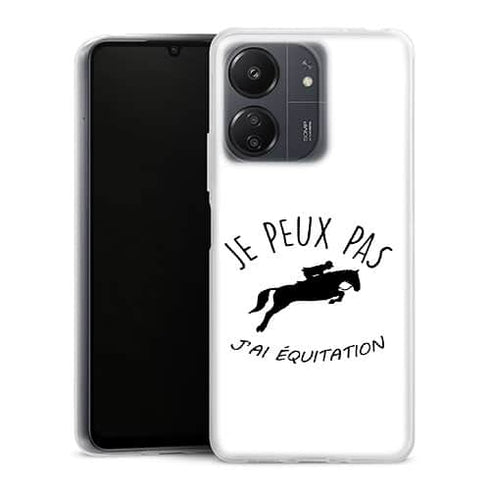 Coque Xiaomi Redmi 13C Je Peux pas j'ai Equitation