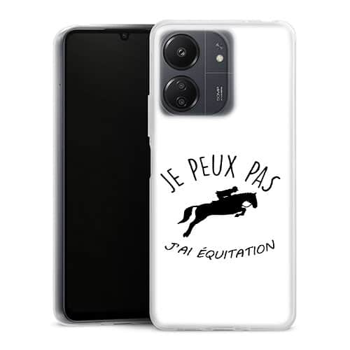 Coque Xiaomi Redmi 13C Je Peux pas j'ai Equitation