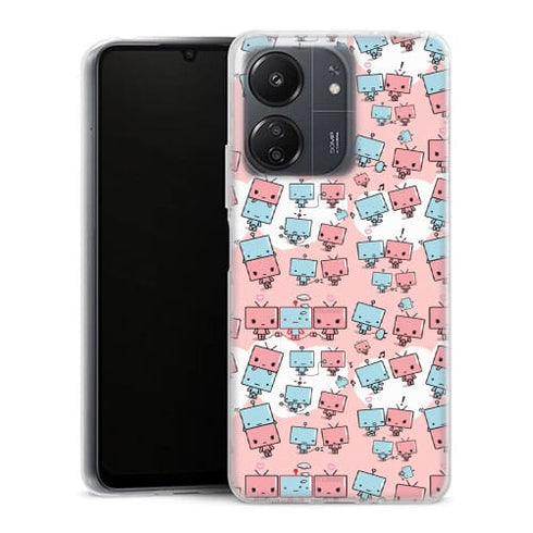 Coque Xiaomi Redmi 13C originale Kawaïi Robots