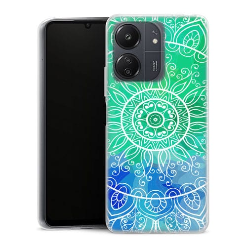 Coque Xiaomi Redmi 13C Green deal Mandala