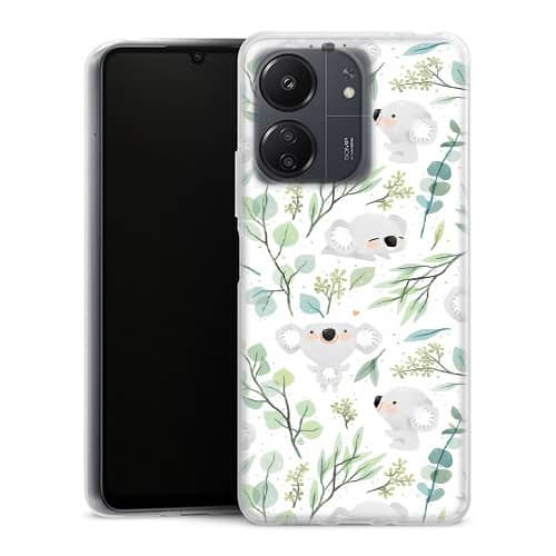 Coque Xiaomi Redmi 13C Motif Koala et Eucalyptus