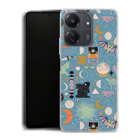 Coque Xiaomi Redmi 13C Motif lunaire Blue Moon