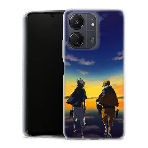 Coque Xiaomi Redmi 13C Naruto & Sasuke Ciel Etoilé