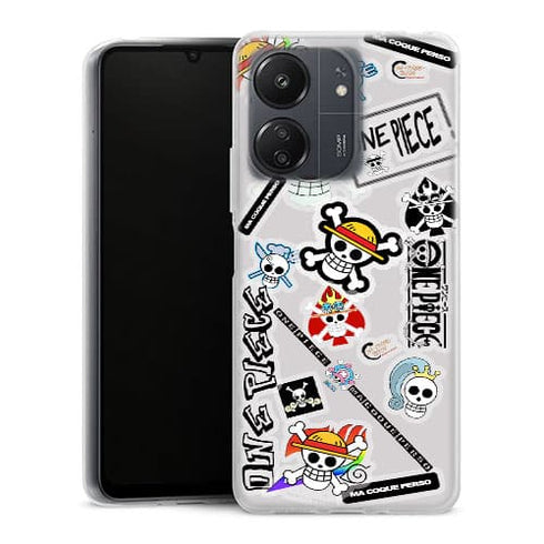 Coque Xiaomi Redmi 13C One Piece Logo Patchwork