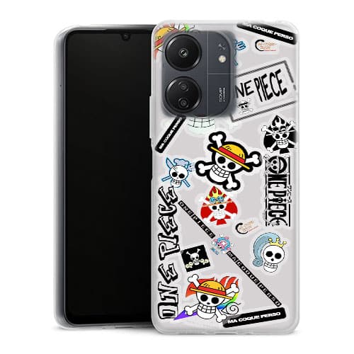 Coque Xiaomi Redmi 13C One Piece Logo Patchwork