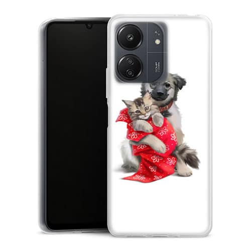 Coque Xiaomi Redmi 13C Pluffy Cat