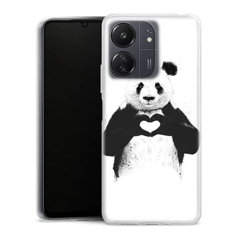 Coque Xiaomi Redmi 13C Panda Love