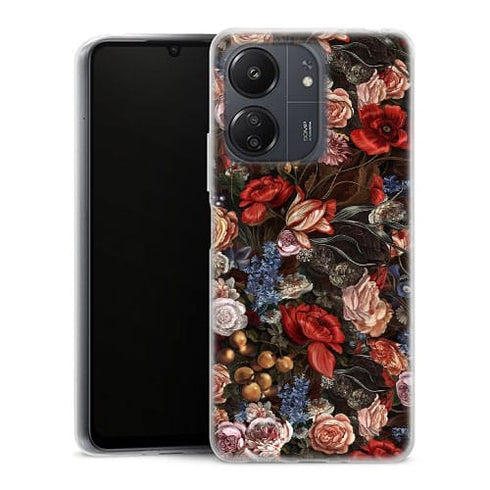 Coque Xiaomi Redmi 13C Romance florale vintage