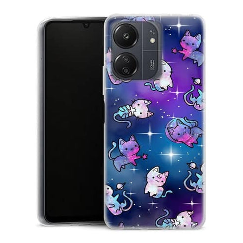 Coque Xiaomi Redmi 13C Space Kitties