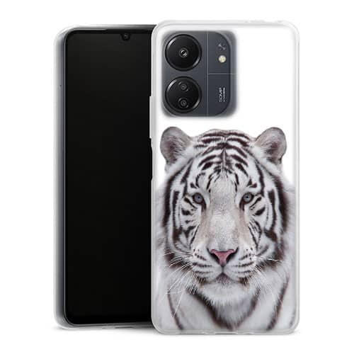 Coque Xiaomi Redmi 13C Tigre Blanc