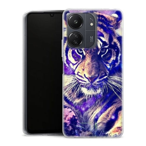 Coque Xiaomi Redmi 13C Tigre Bleu de Russie