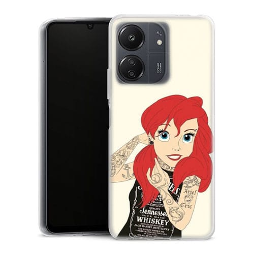 Coque Xiaomi Redmi 13C Ariel Tattoo Jack Daniels