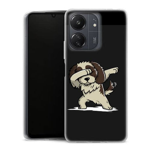 Coque Xiaomi Redmi 13C Dog shih tzu dabbing