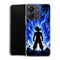 Coque Xiaomi Redmi 13C Dragon Ball Goku Aura Bleue Silhouette - MaCoquePerso