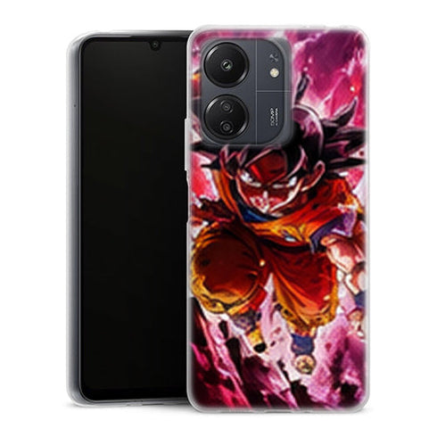 Coque Xiaomi Redmi 13C Dragon Ball Goku Kaioken Attaque - MaCoquePerso