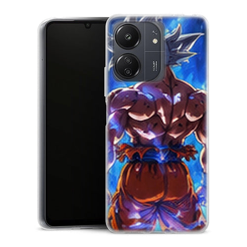 Coque Xiaomi Redmi 13C Dragon Ball Goku Ultra Instinct Dos - MaCoquePerso