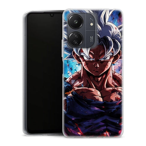 Coque Xiaomi Redmi 13C Dragon Ball Goku Ultra Instinct Energie - MaCoquePerso