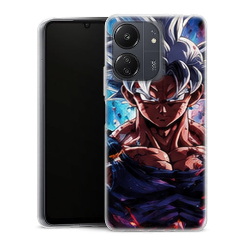Coque Xiaomi Redmi 13C Dragon Ball Goku Ultra Instinct Energie - MaCoquePerso