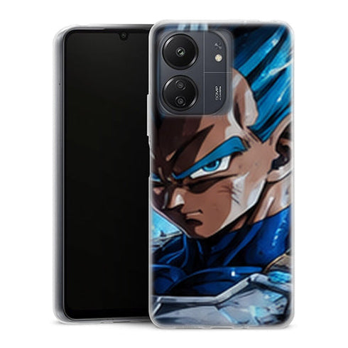 Coque Xiaomi Redmi 13C Dragon Ball Vegeta Blue Portrait - MaCoquePerso