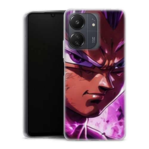 Coque Xiaomi Redmi 13C Dragon Ball Vegeta Purple Portrait - MaCoquePerso