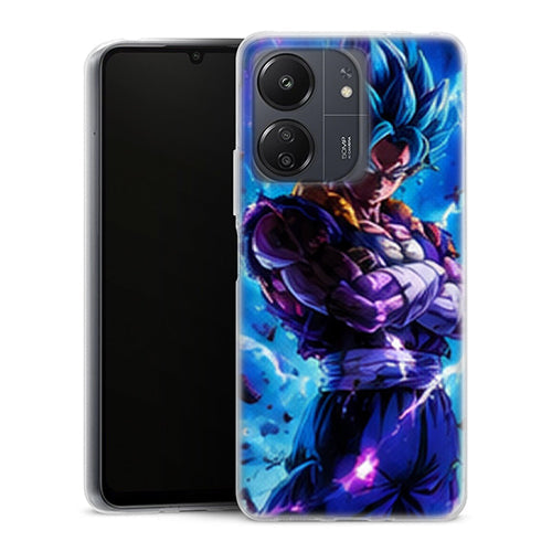 Coque Xiaomi Redmi 13C Dragon Ball Vegeto Blue Aura - MaCoquePerso