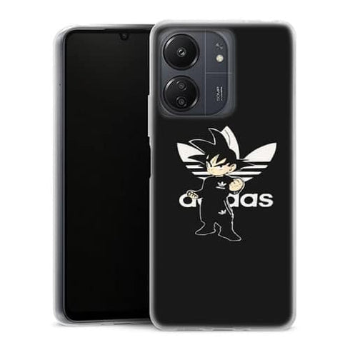 Coque Xiaomi Redmi 13C Goku Bad guy Adidas Jogging
