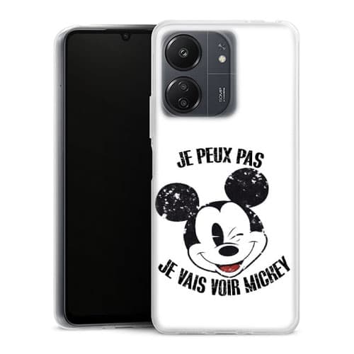 Coque Xiaomi Redmi 13C Je peux pas je vais voir Mickey