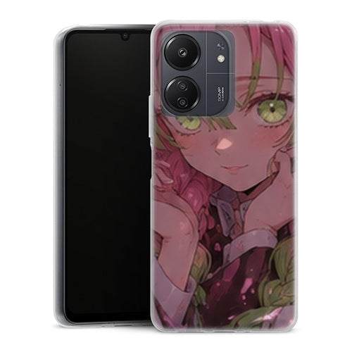 Coque Xiaomi Redmi 13C Mitsuri Kanroji Visage Doux Sombre Demon Slayer - MaCoquePerso