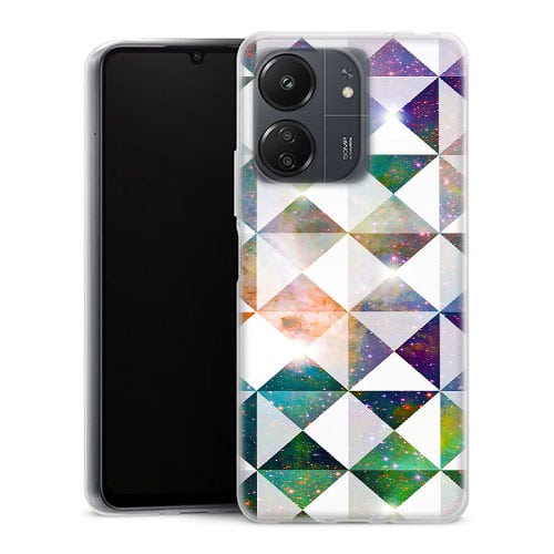 Coque Xiaomi Redmi 13C Space Diamonds abstract