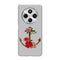 Coque Xiaomi Redmi 14C ancre florale fleurs roses et rouges | Housse silicone, antichocs, protection optimale - Motif floral