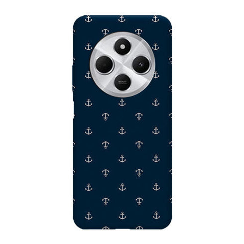 Coque pour Xiaomi Redmi 14C Ancre Blue Marine