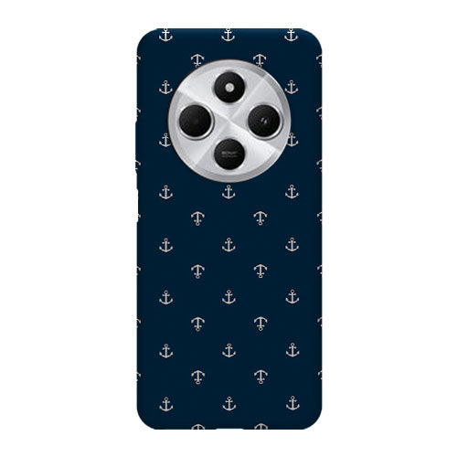 Coque pour Xiaomi Redmi 14C Ancre Blue Marine