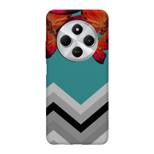 Coque pour Xiaomi Redmi 14C Papillon Aurore et Chevrons