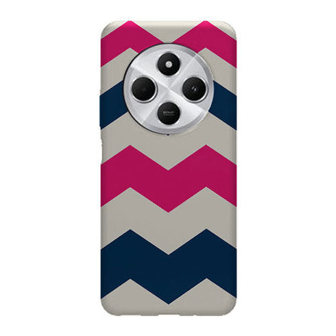 Coque pour Xiaomi Redmi 14C Zig Zag Rose