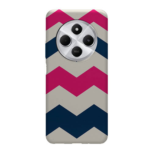 Coque pour Xiaomi Redmi 14C Zig Zag Rose