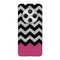 Coque pour Xiaomi Redmi 14C Chevrons Colorés Rose et Noir